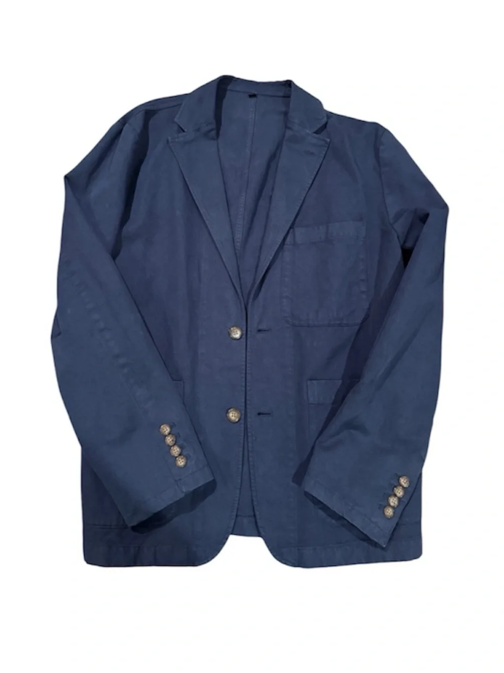 Men's J.Crew Navy Cotton Blazer Jacket